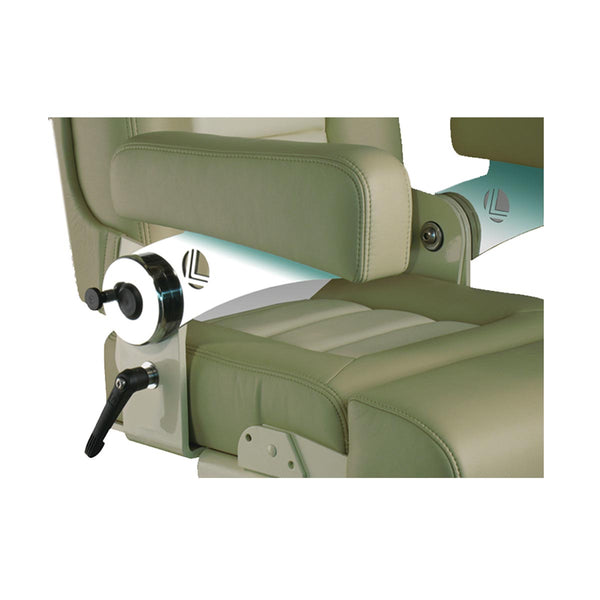 Stainless Steel Polished Arms - Llebroc Marine Seating