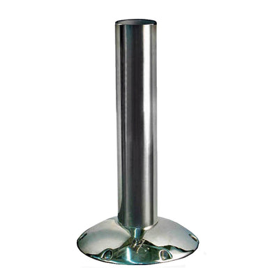 316 #8 Mirror Finish Stainless Fixed Height 4" Pedestal